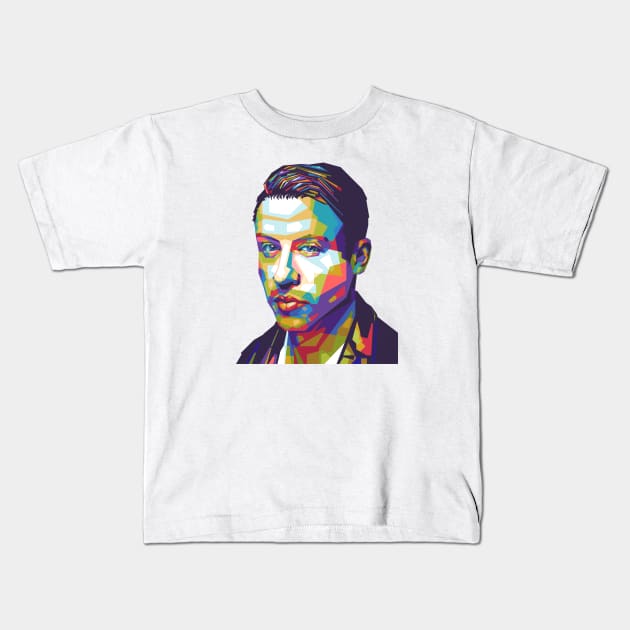 Macklemore Colorful Kids T-Shirt by Paradox Studio